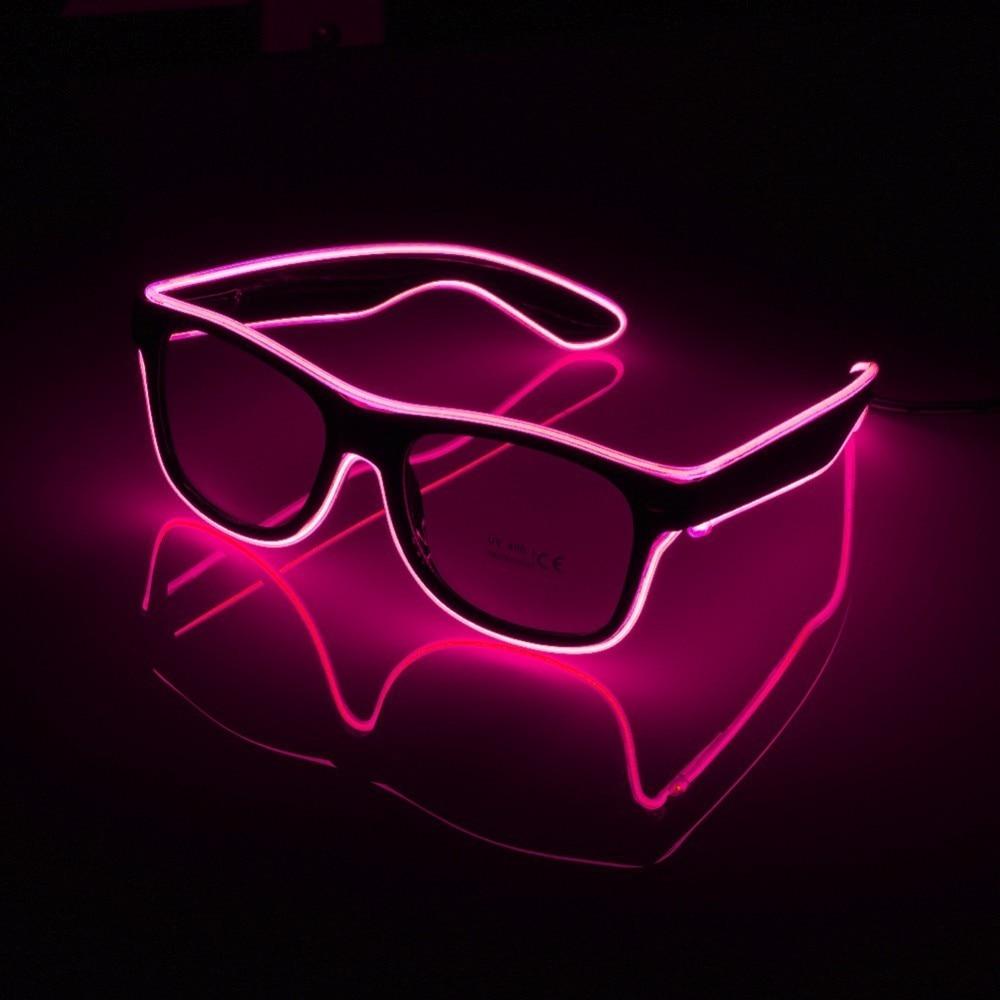 led party glasses