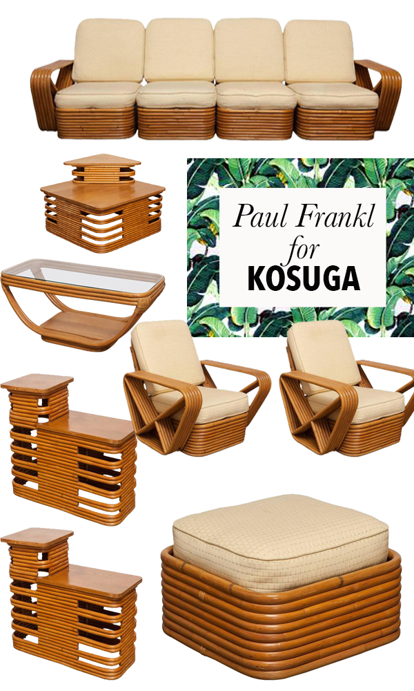 Paul Frankl Pretzel Chairs Sofa For Kosuga Erin Lane Estate