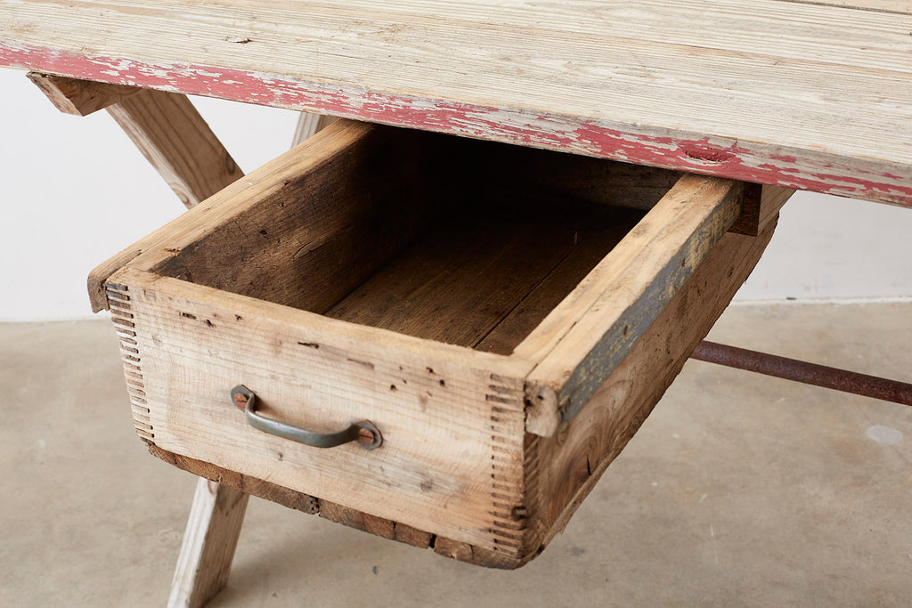 Rustic Pine Work Table Or Gardening Table Erin Lane Estate