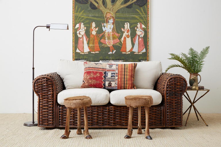 ralph lauren rattan chairs