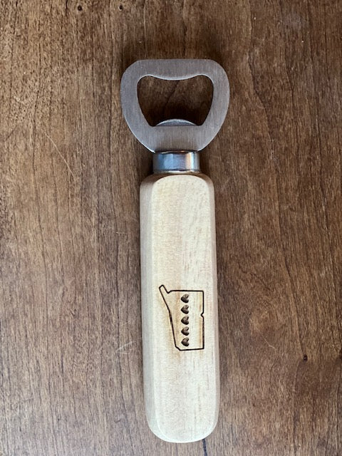 Evergreen Bottle Opener Key Ring, University of Louisville