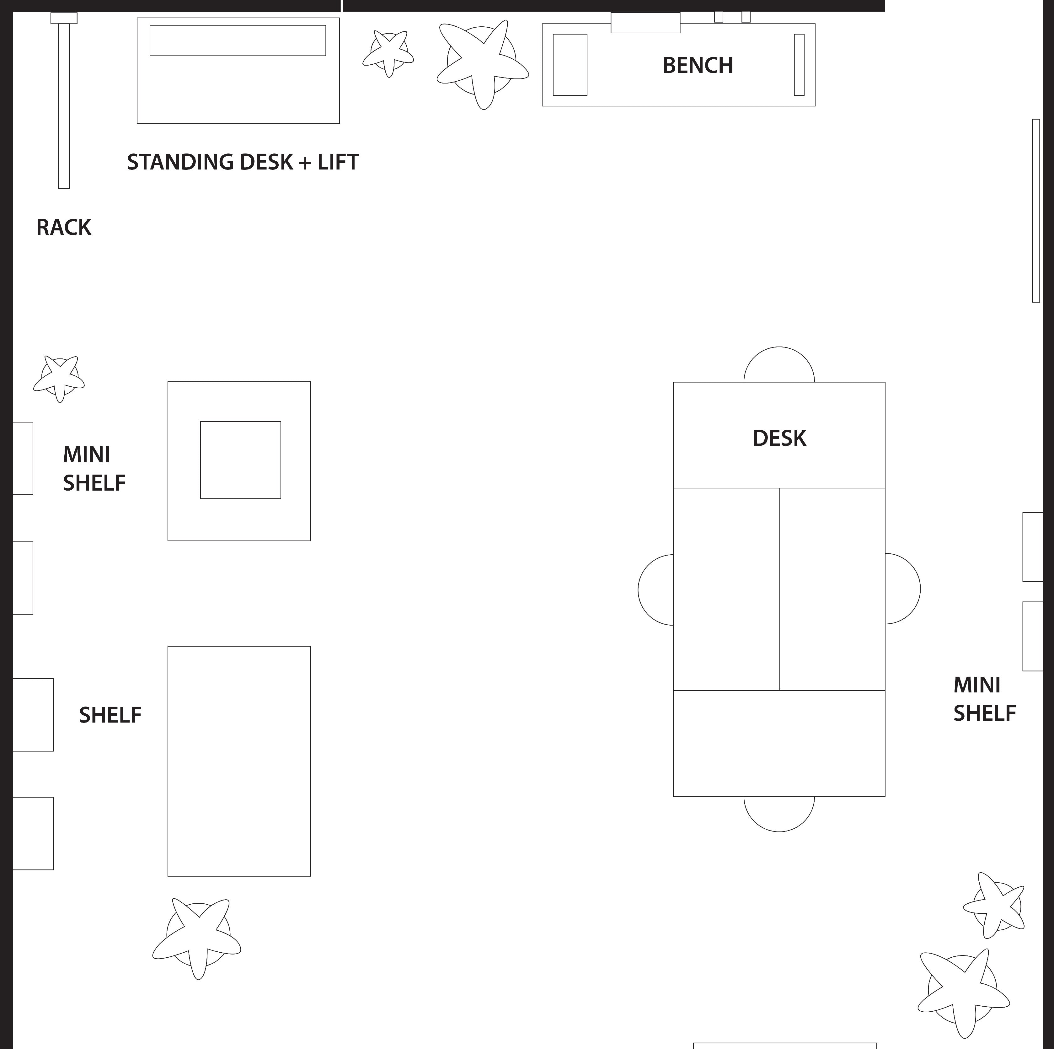 The Artifox Shop at City Foundry layout