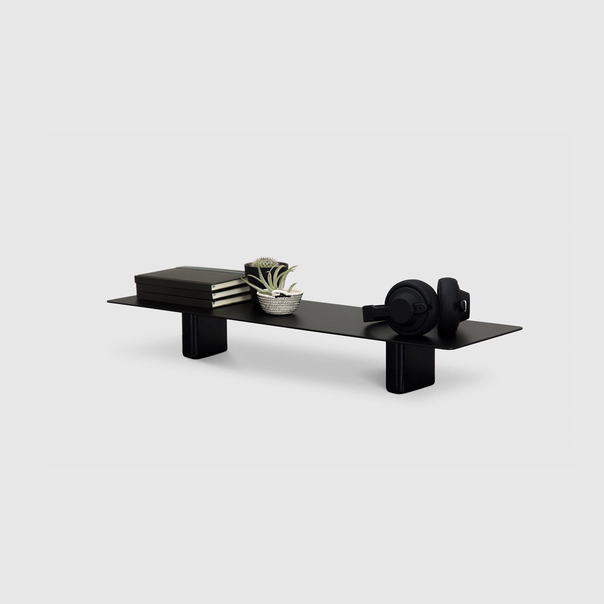 Modern Side Table - Black Oak – ARTIFOX