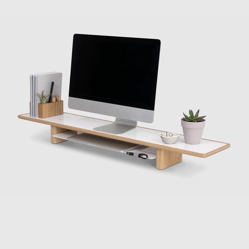 monitor stand oak