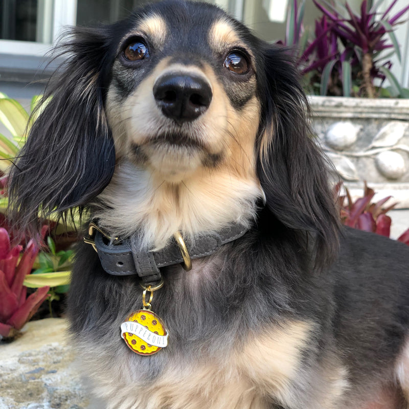 Pupperoni</br>ENAMEL CHARM/ID TAG</br>Engraved - BUBU BRANDS
