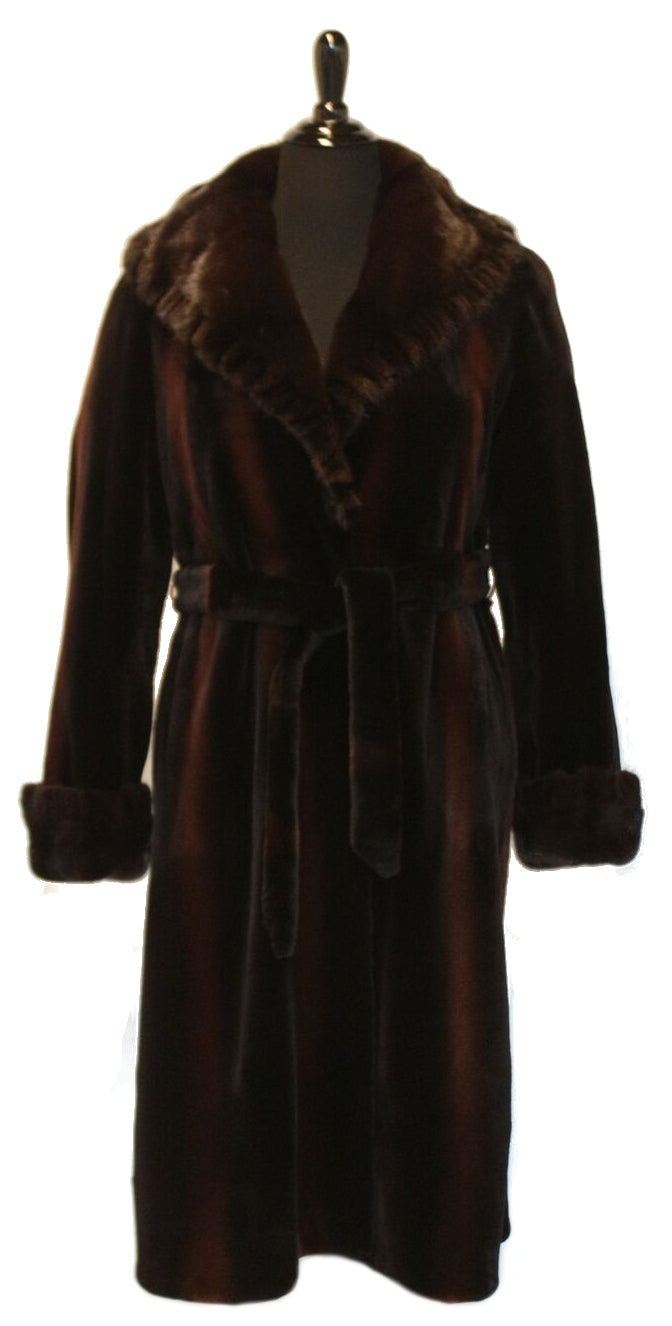 sheared mink coat