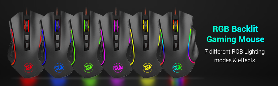 TeciSoft M602 RGB Wired Gaming Mouse