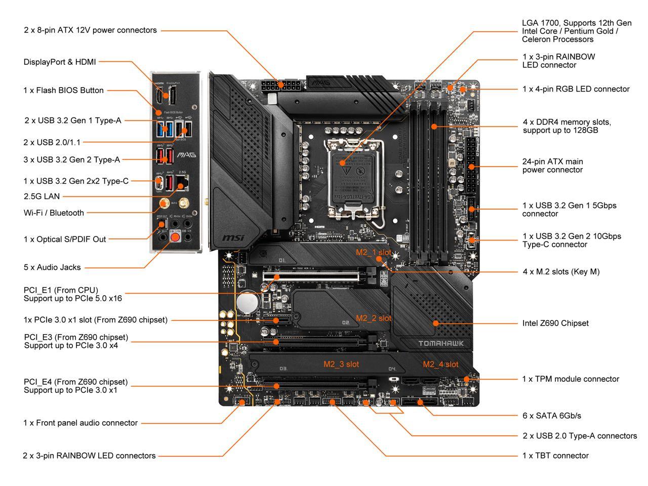 新品未開封】MAG Z690 TOMAHAWK WIFI DDR4