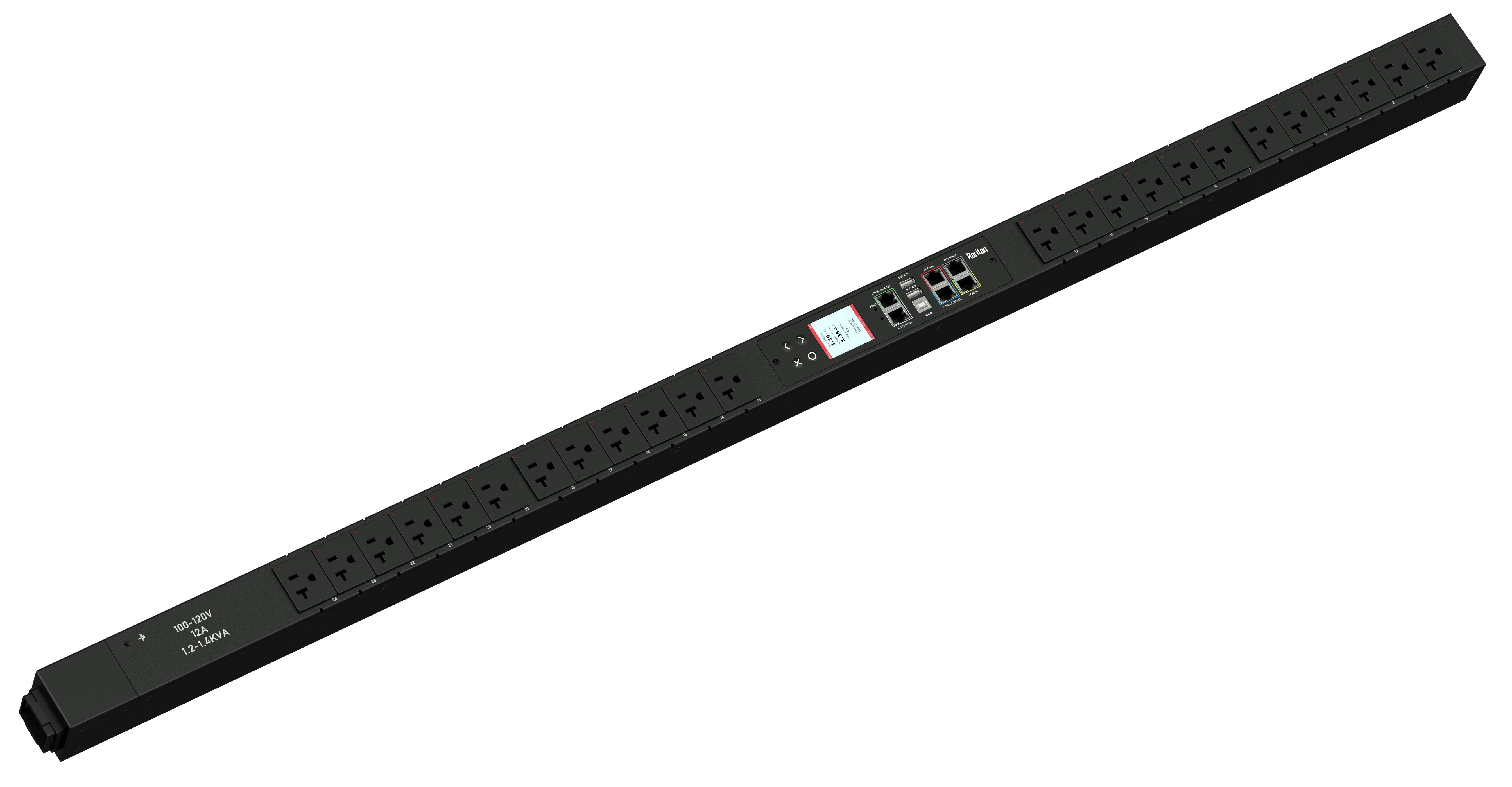 Raritan PX3-5473V power distribution unit (PDU) 24 AC outlet(s) 0U Bla ...