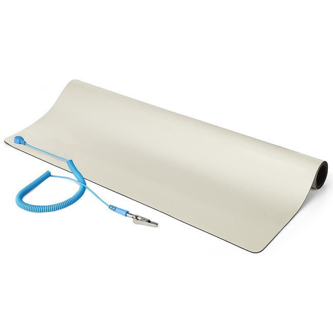 Startech.Com 23X47In Anti Static Mat, Esd Mat For Electronics Repair On Table Or Desk, Flexible Work Pad, Detachable Grounding Wire