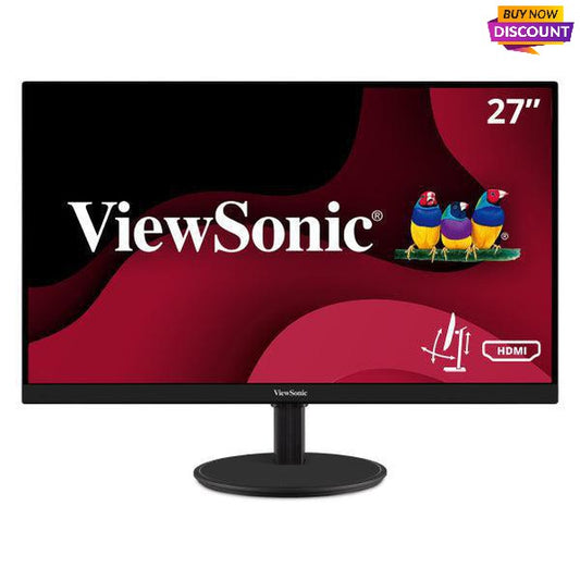ViewSonic VA2715-2K-MHD, 27 pulgadas, 2560x1440, Panel MVA, Monitor para  el hogar y el trabajo, DisplayPort, HDMI, VGA