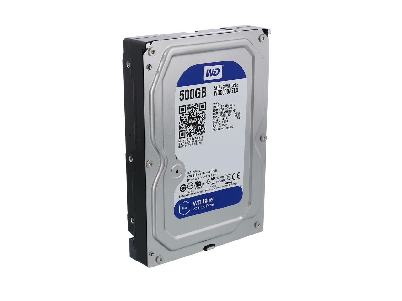 Wd Blue 500Gb Desktop Hard Disk Drive - 7200 Rpm Sata 6Gb/S – TeciSoft