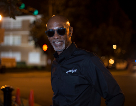 Ron McCoy - EyeDope founder wearing sunglasses at night
