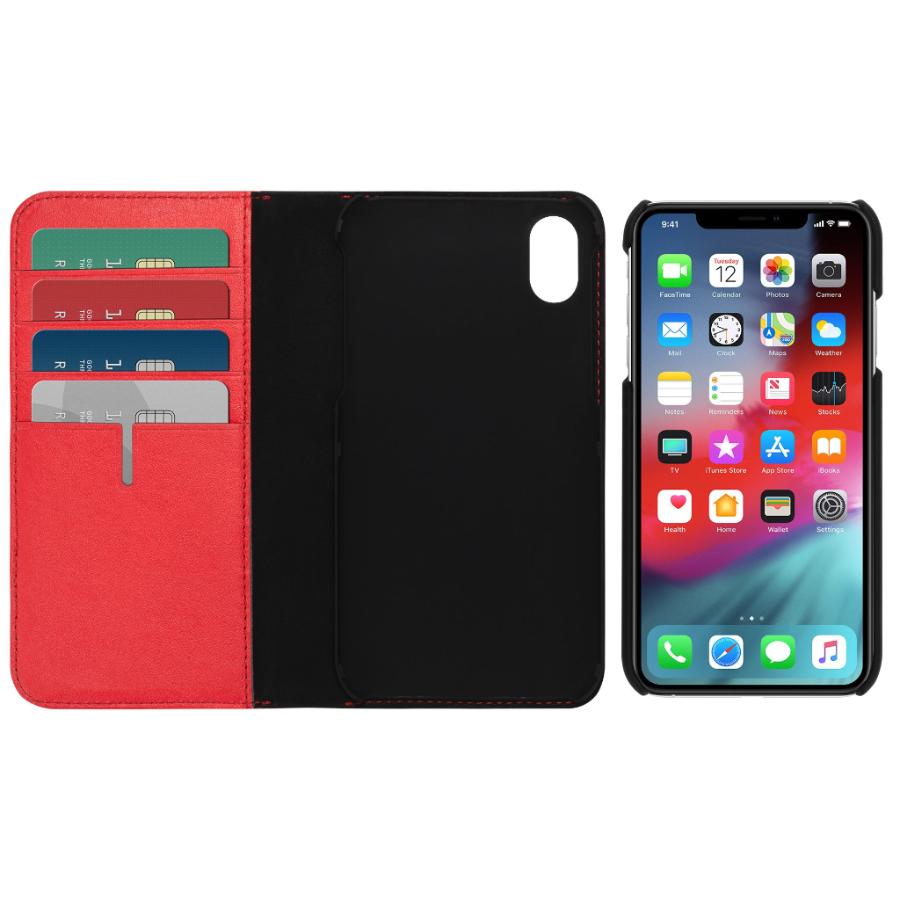 Iphone Xs/x Leather Wallet Card Folio Case From Tumi Australia - Ember