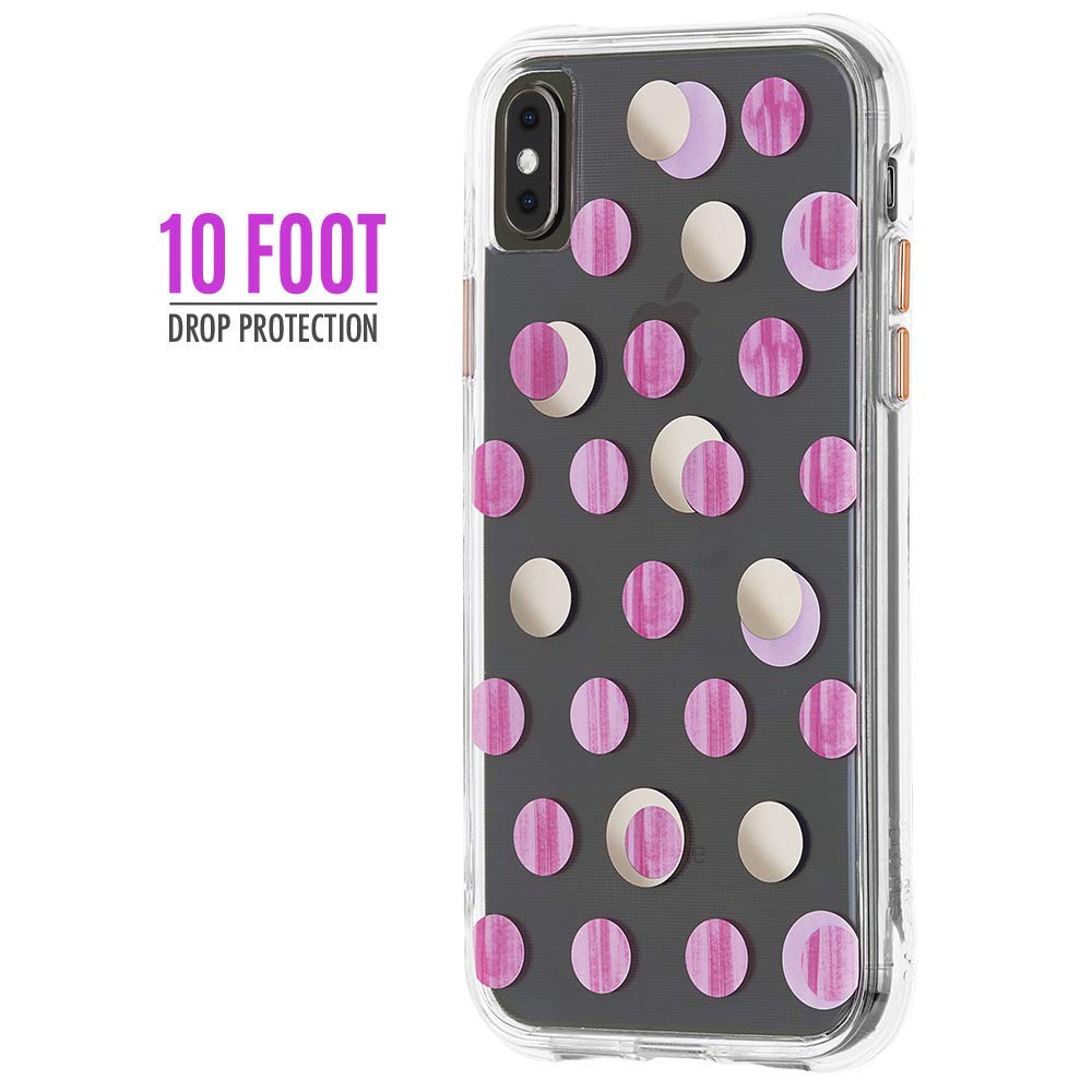 Casemate Wallpaper Street Case For Iphone Xs Max Pink Dot