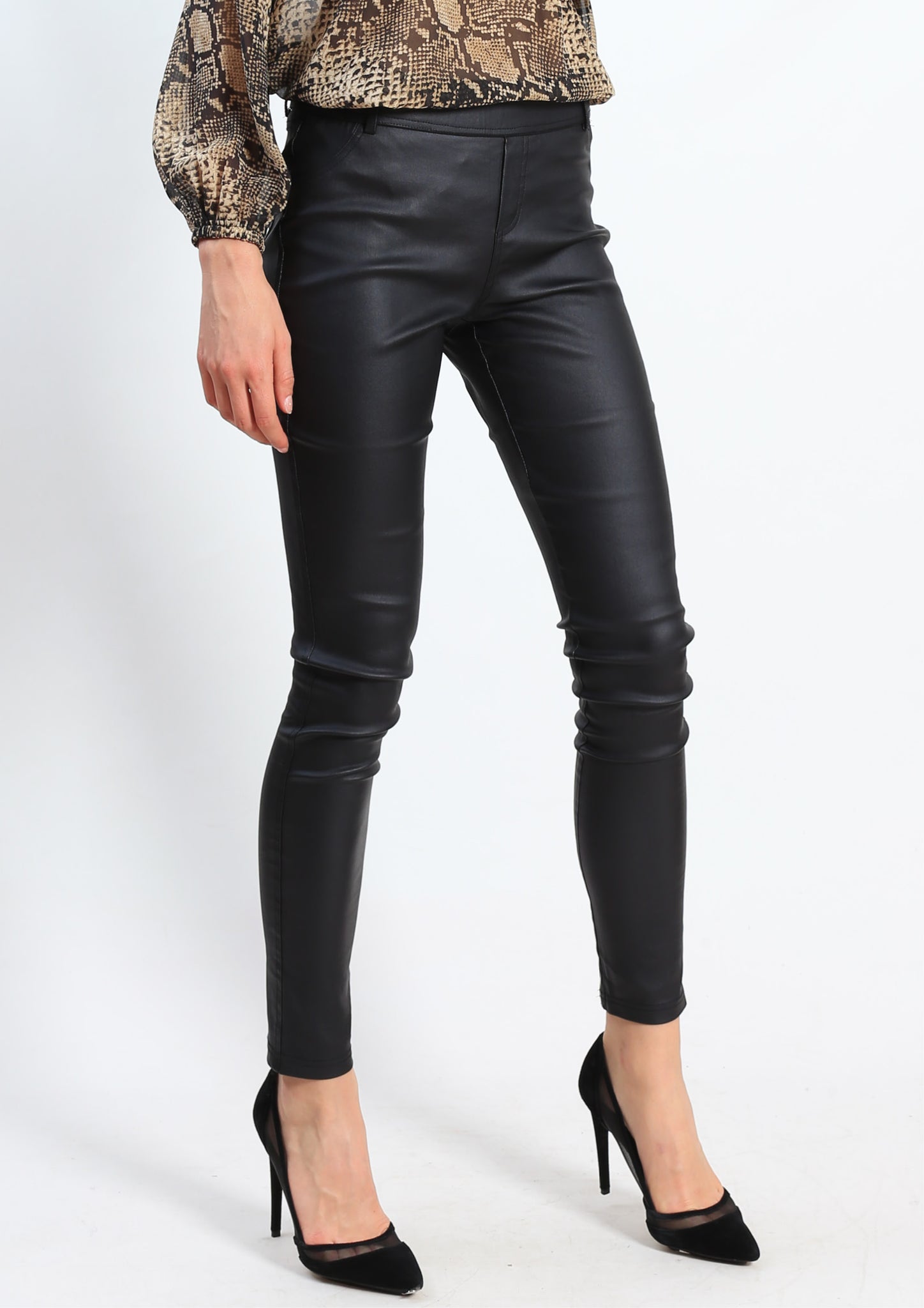 BW24263-2SS Wet Look Pant (Pack) New Arrival