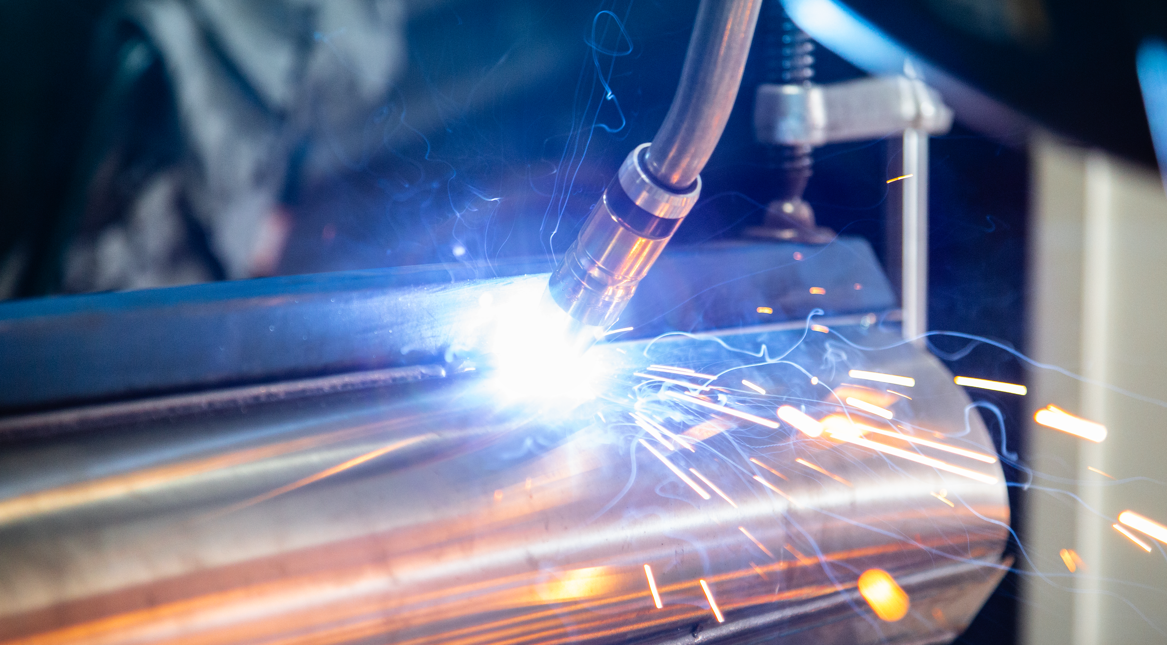 Collaborative Welding Robot Close Up