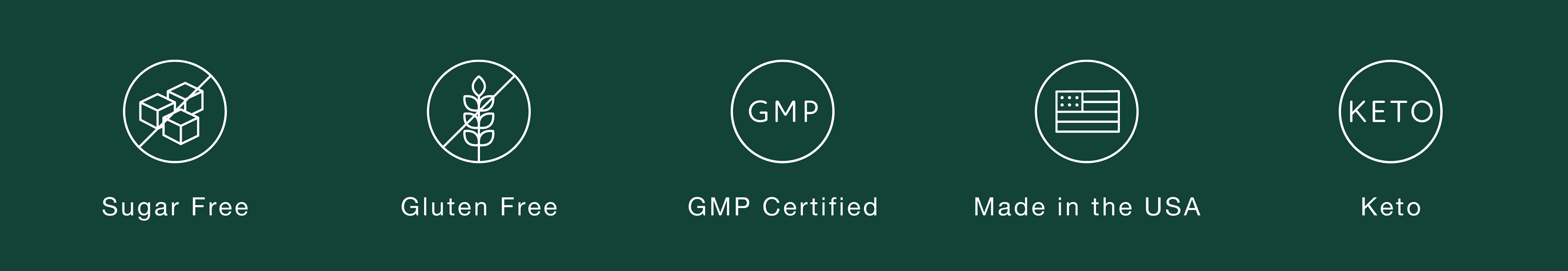 Las cápsulas Cymbiotika Probiotic Gut Health no contienen azúcar ni gluten y se fabrican en EE. UU. con certificación GMP.
