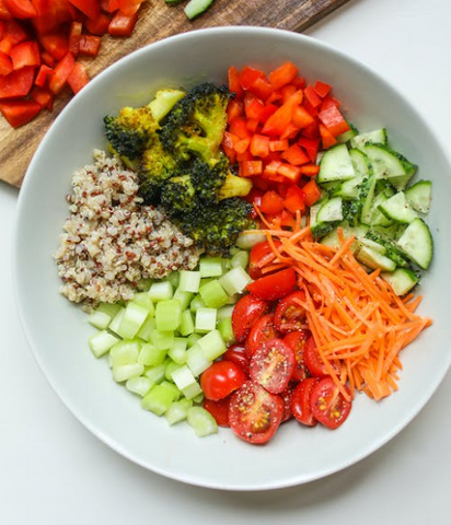 Healthy Plate of vegetables