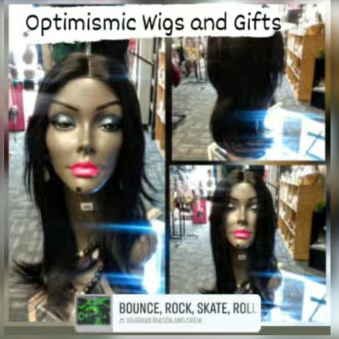 100% unprocessed Human Hair lace front wig Optimismic Wigs and Gifts West saint paul