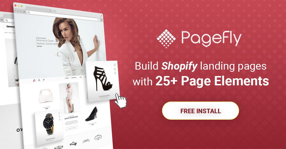 Shopify conversion rate optimization - banner with button