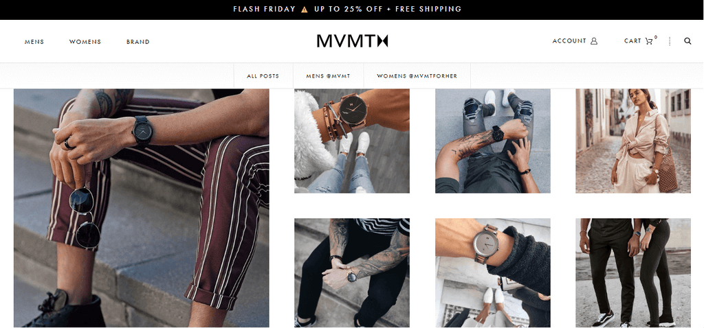 MVMT Instagram Shop