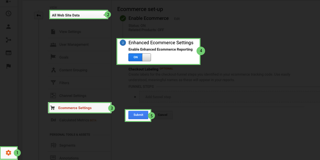 enabled enhanced conversion tracking shopify on google analytics