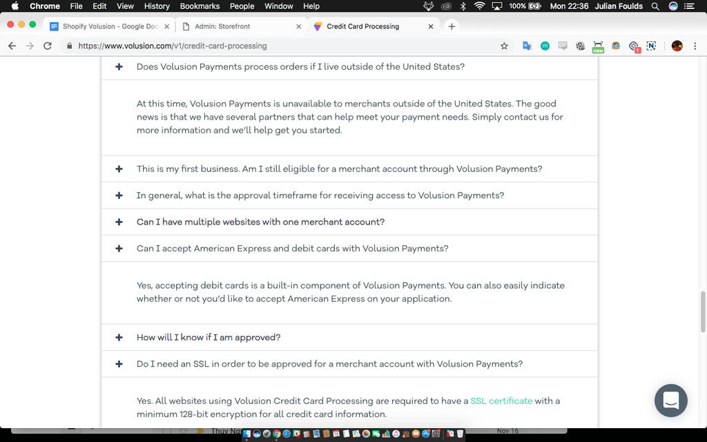 volusion payments faq