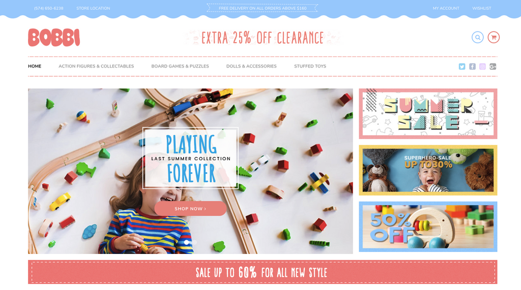 Baby Store shopify theme preview