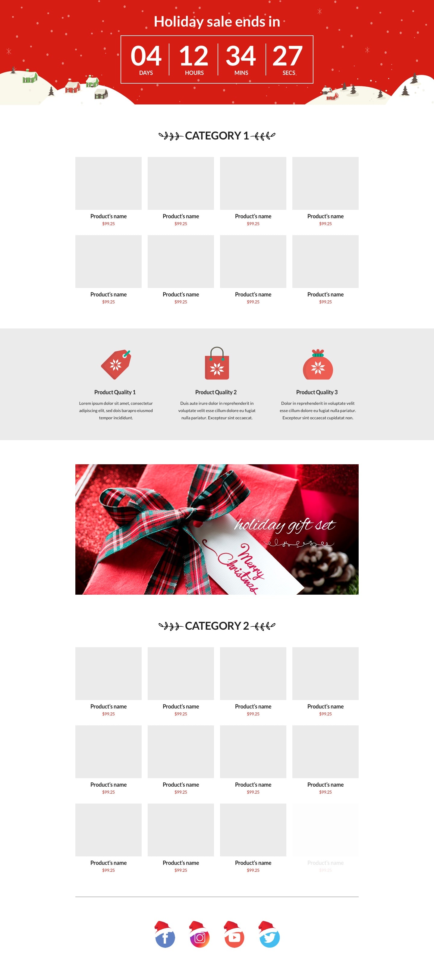 5 best Christmas landing page templates for Shopify