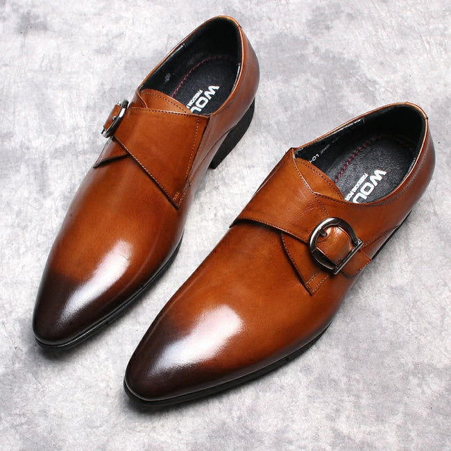 Formal Shoes -  Men Handmade Leather Business Shoes