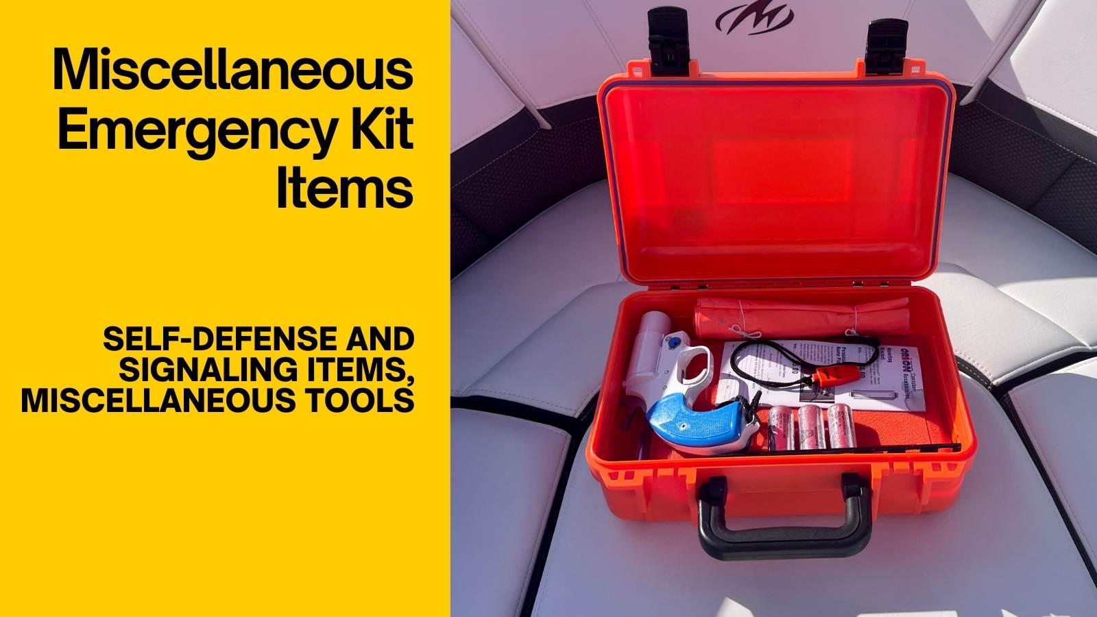 Ultimate Survival Kit Bug Out Bag Checklist For 2023 – Underwater Kinetics