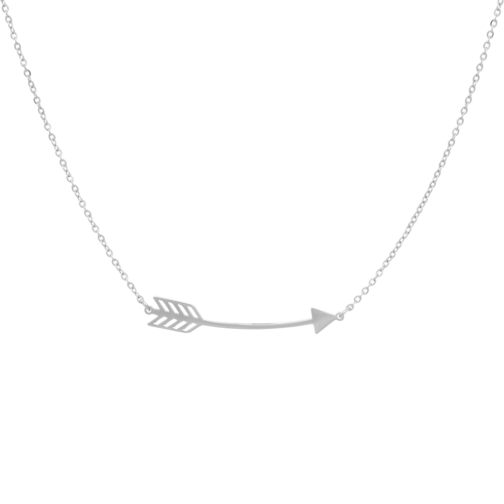 silver arrow necklace tiffany