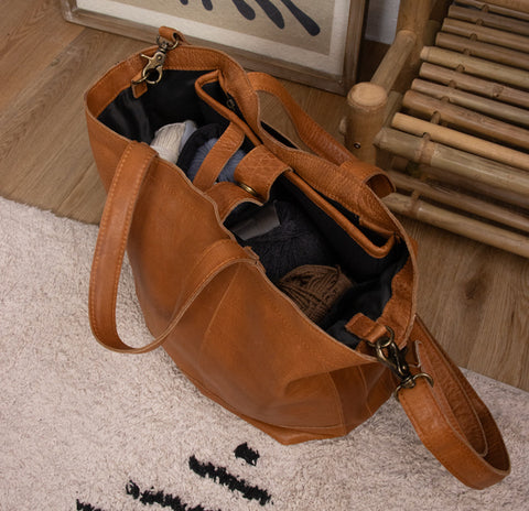 Hiba leather bag