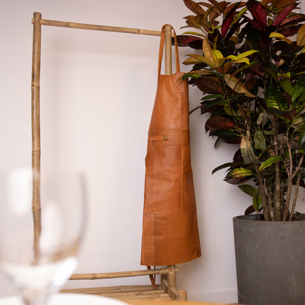 Leather apron perfect for barbecue