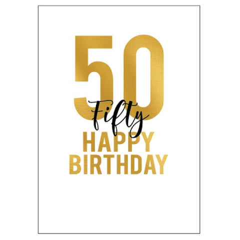 50 & Fabulous: A Birthday Card for the Big 50