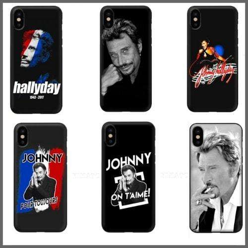 coque iphone xs johnny hallyday