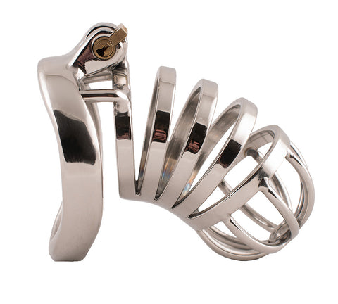 Steel HoD600S Small Male Chastity Device