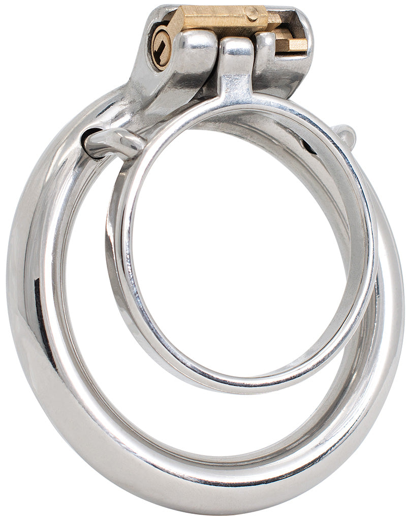 Steel JTS S230 Male Chastity Cock Ring Device | House of Denial