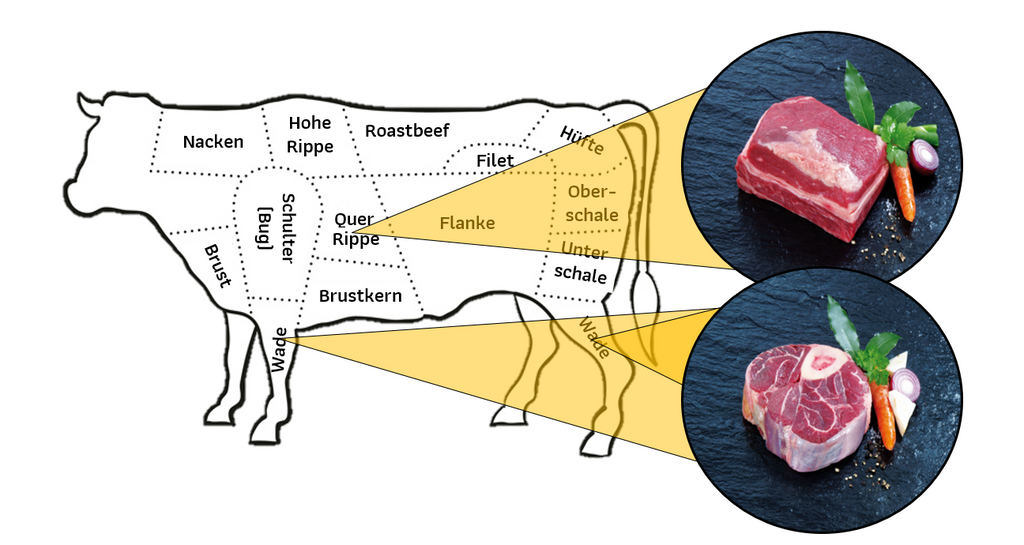 Grafik Rind Suppenfleisch