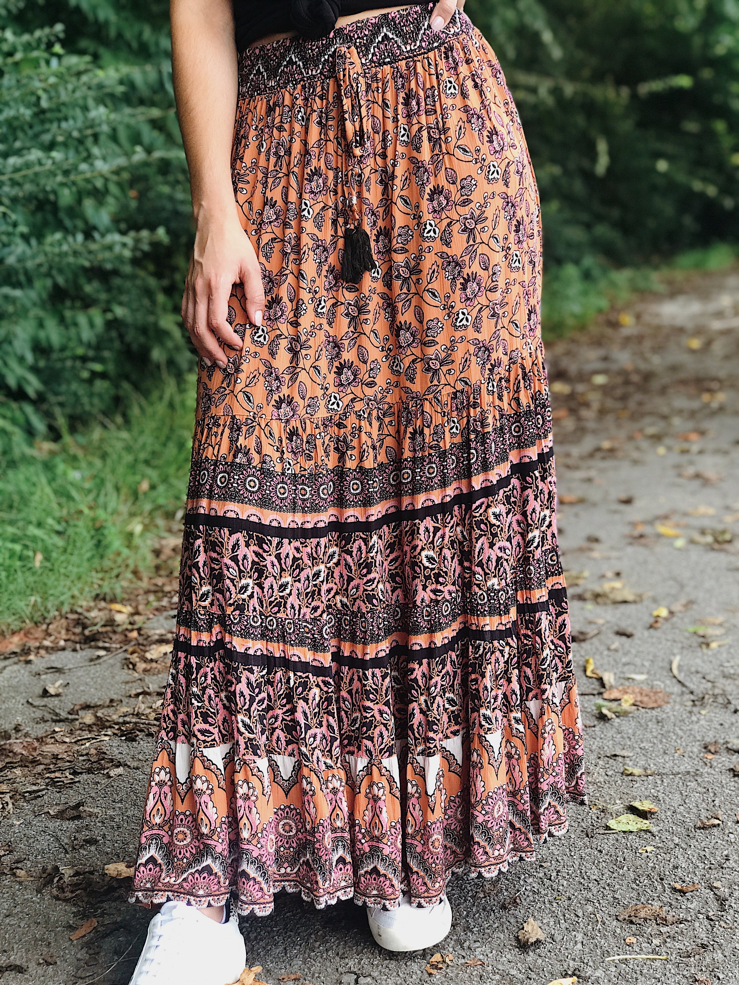 gypsy maxi skirt