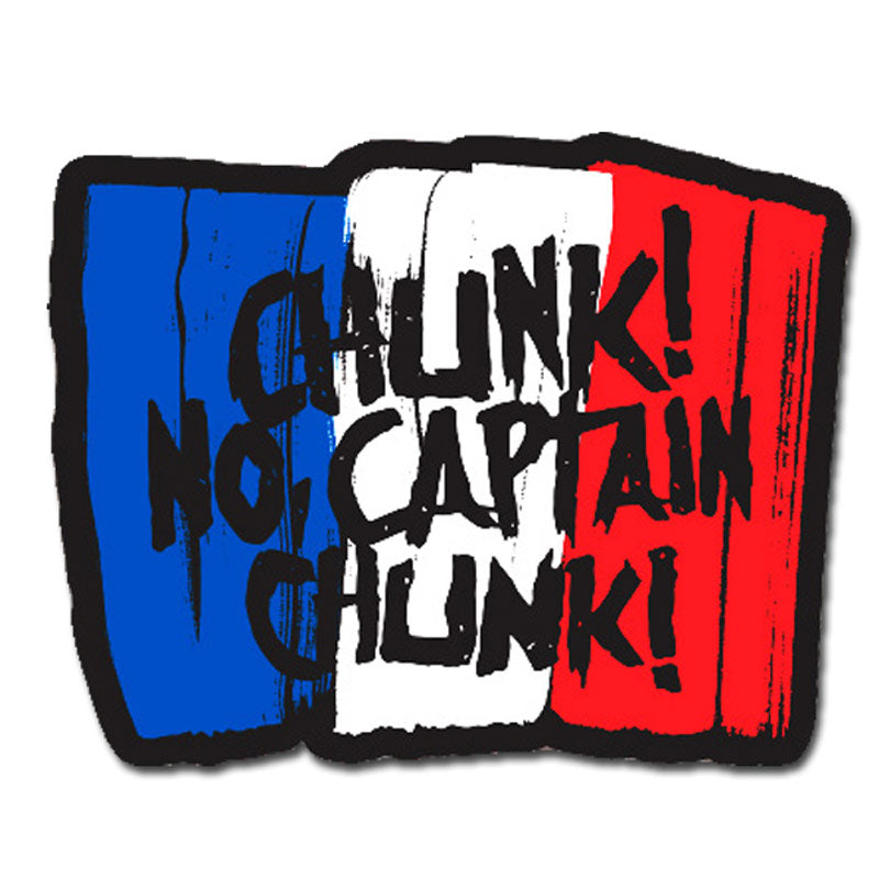 Chunk No Captain Chunk Sticker Fearless Records A Division