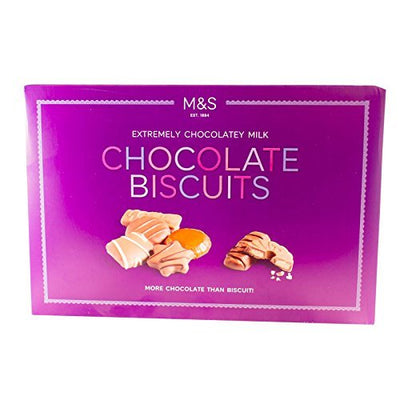 biscuits marks spencer chocolate milk chocolatey extremely box christmas 500g biscuit price shortbread purple tin dark than instore half uae