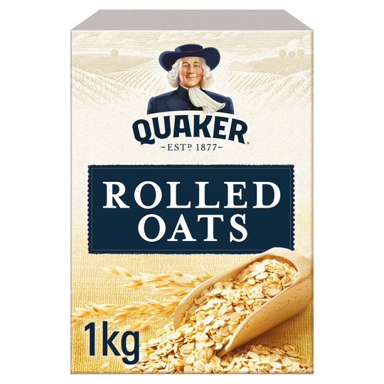 Quaker Oats 100% Wholegrain 1kg SUGAR FREE, NATURAL SOURCE OF FIBRE