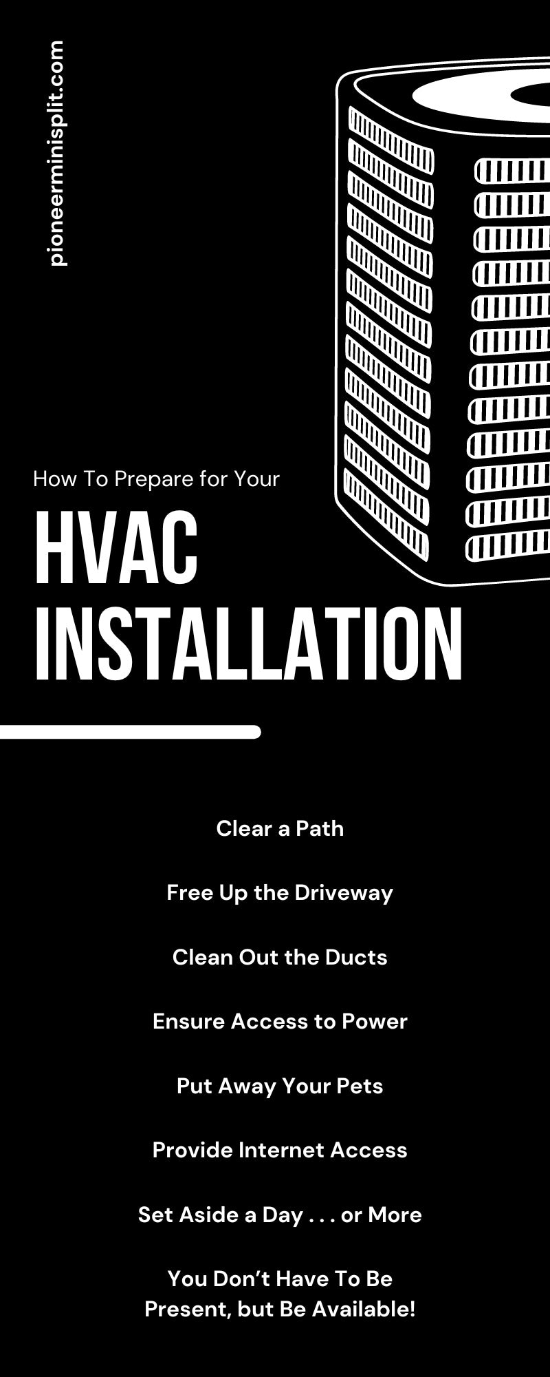 How To Prepare for Your HVAC Installation