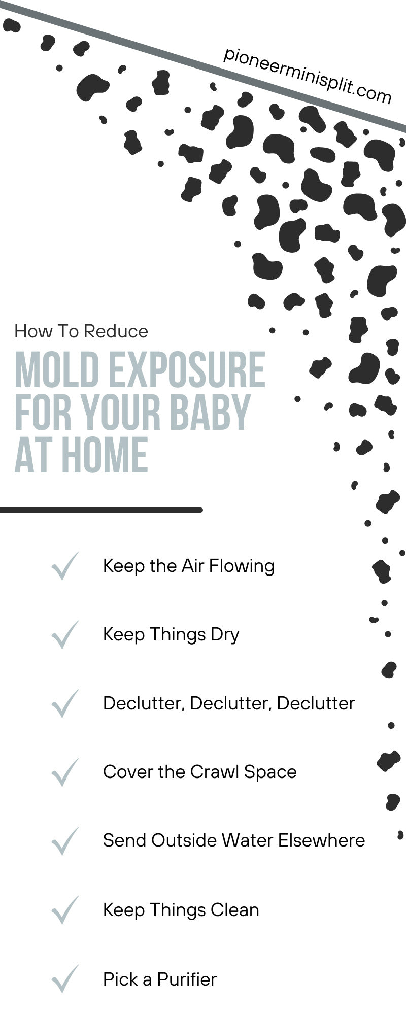 How To Reduce Mold Exposure for Your Baby at Home