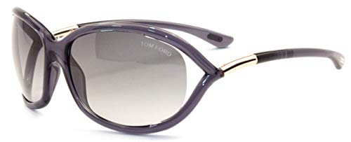 Tom Ford 0008 0B5 Light Grey Jennifer Wrap Sunglasses Lens Category 2