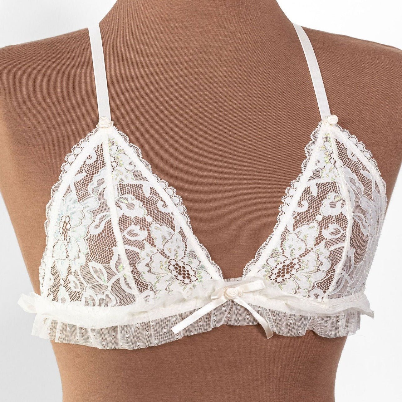 Lovestruck Caged Lace Longline Bra