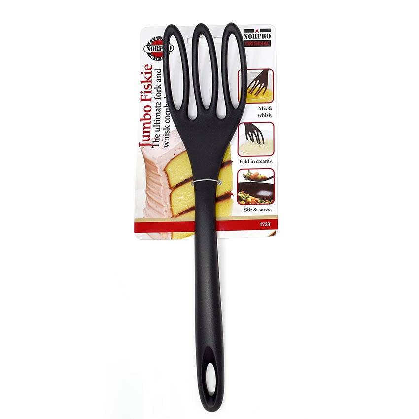 Norpro 8.75 Grip-EZ Fiskie Fork & Whisk Combo Tool - Mix Stir