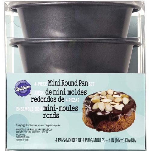 USA Pan - Mini Round Cake Panel Pan (6 Well)